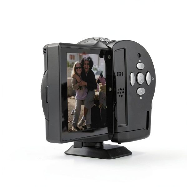Camcorder Video Camera QHD 2.7K 56MP 16X Digital Zoom Vlogging Camera with LED Fill Light for YouTube, 2.8 Inch 270 Degree Rotation LCD Screen Camcorder with 32GB SD Card and Two Batteries-5
