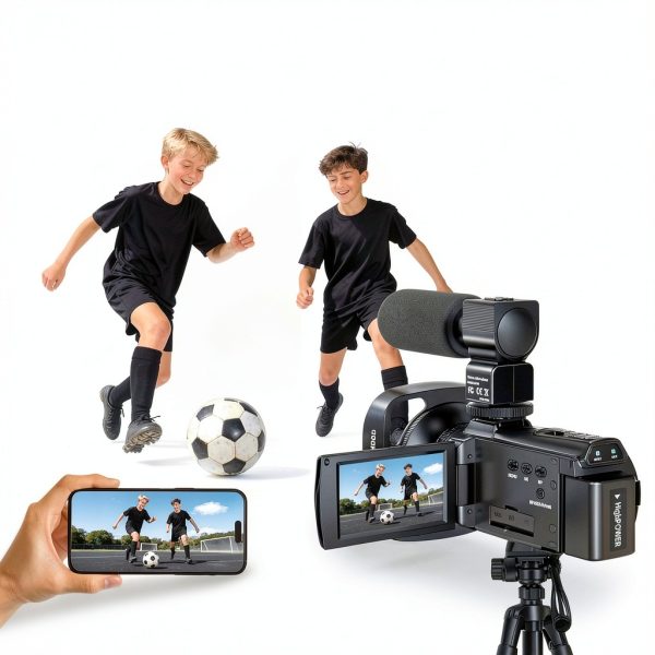 8K Video Camera MWIRB HDV-255K 88MP Ultra HD Camcorder Black-4