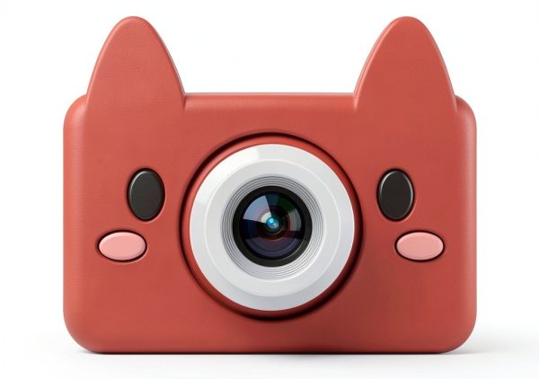 Kids Digital Camera by Kidamento Model C Akito Fox 32GB Silicone-0